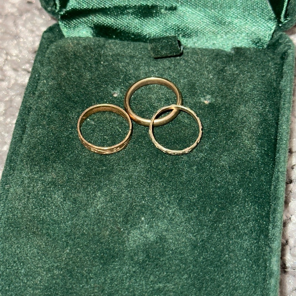 Gold filled baby/kids rings